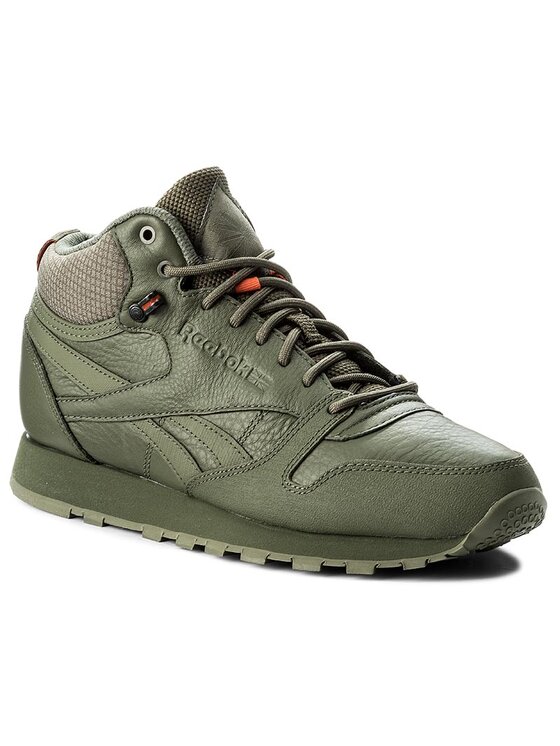 Reebok Sneakersy Reebok Cl Leather Mid Twd BS8327 Zelená