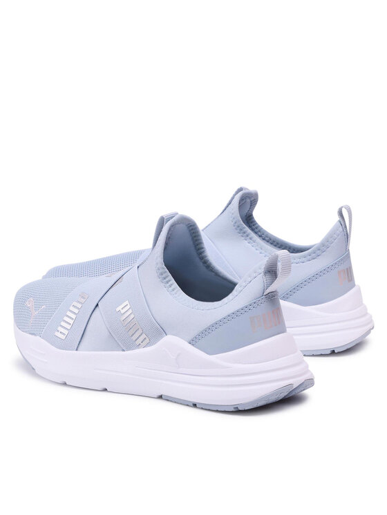 Puma Снікерcи Puma Wired Run Slip On Jr 381993 01 Голубий