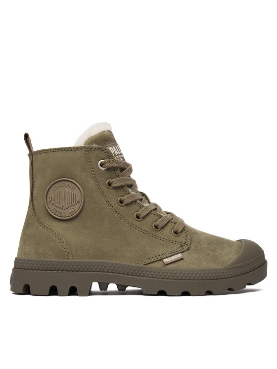 Palladium Pohodni čevlji Palladium Pampa Hi Zip Wl 95982-377-M Zelena