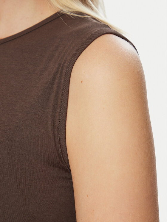 Guess Guess Top W6YP17 K3881 Marrón Regular Fit