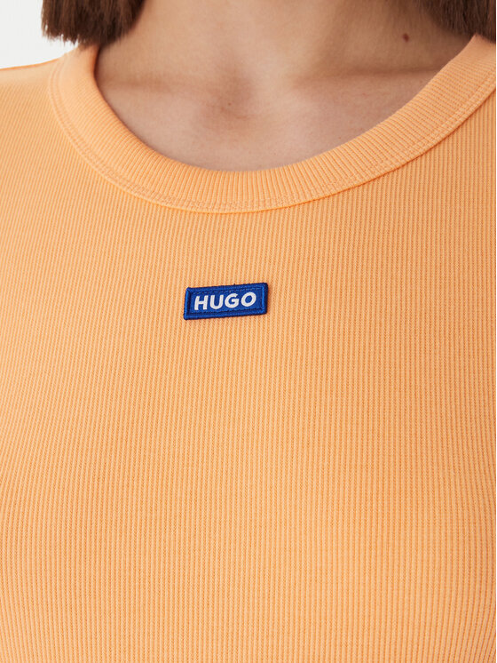HUGO HUGO Camiseta Easy 50523924 Naranja Slim Fit