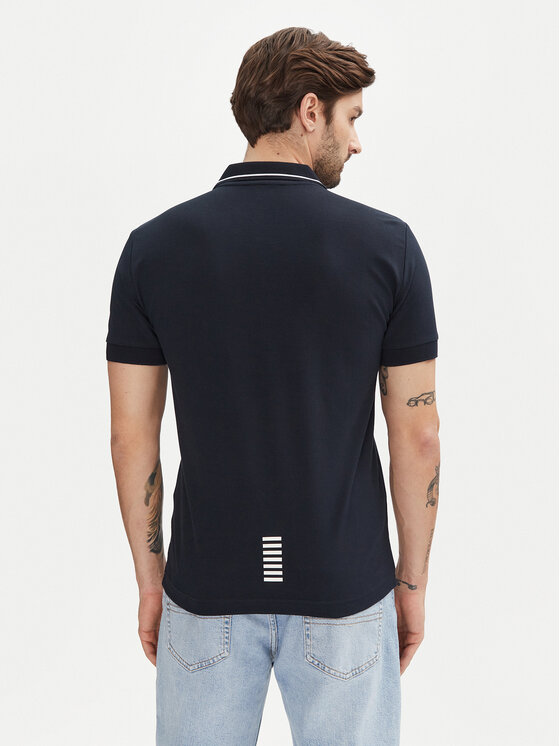 EA7 Emporio Armani EA7 Emporio Armani Polo marškinėliai 8NPF16 PJVUZ 1562 Tamsiai mėlyna Slim Fit