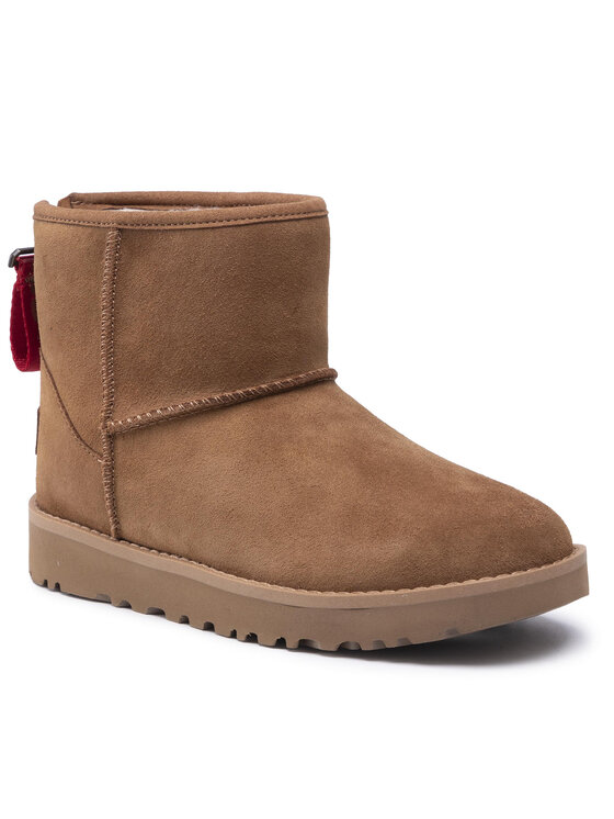 Ugg Снігоходи Ugg W Classic Mini Logo Zip 1122671 Коричневий