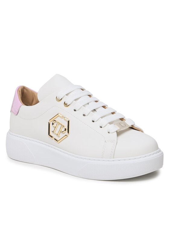 PHILIPP PLEIN Sneakersy PHILIPP PLEIN Lo-Top Sneaker 0000302021444 Bílá