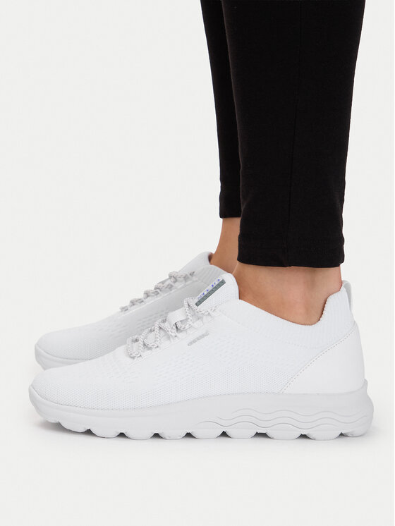 Geox Sneakersy Geox D Spherica A D15NUA 0006K C1000 Biały