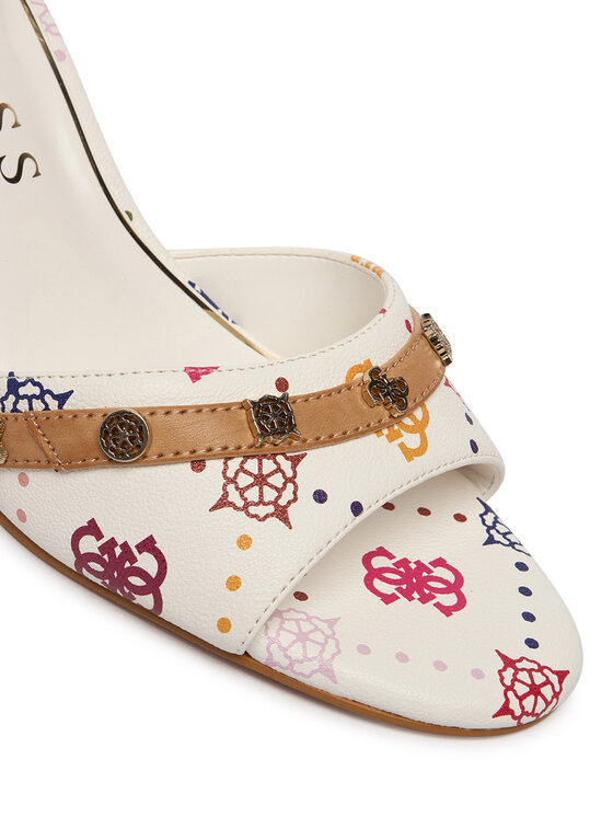 Guess Šľapky Guess FLPIOR FAL03 Biela