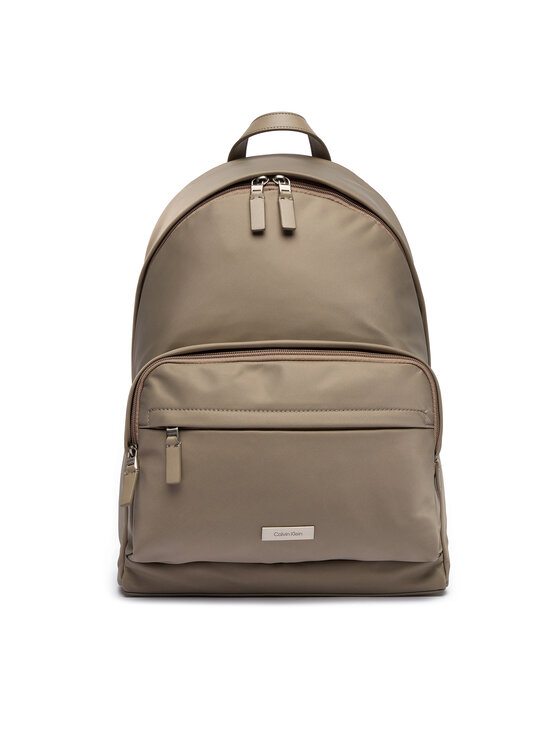 Calvin Klein Nahrbtnik Calvin Klein Sleek Round LV04D3143G Bež