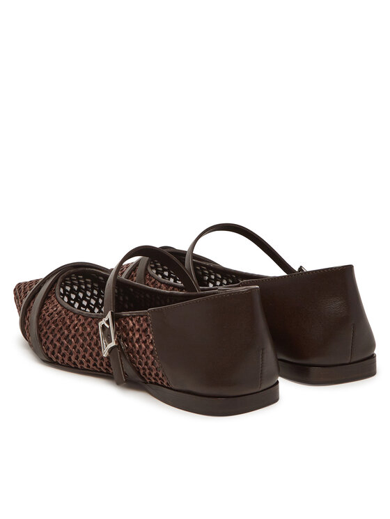 Max Mara Półbuty Max Mara 2514521332600 Brązowy