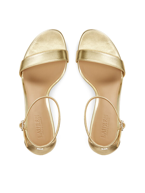 LAUREN RALPH LAUREN Sandále LAUREN RALPH LAUREN Allie Mid 802978207002 Zlatá