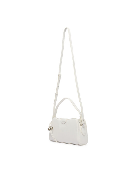 Calvin Klein Дамска чанта Calvin Klein Emblem Trio Top Handle Camera Ba LV04F3370G Бял