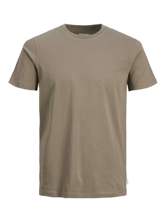 Jack & Jones Jack & Jones T-shirt Basic 12156101 Beige Regular Fit