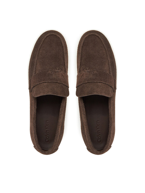 Calvin Klein Mokasyny Calvin Klein Moccasin Sue Unlined HM0HM01819 Brązowy