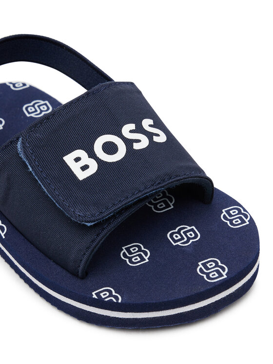 BOSS Sandály BOSS J52156 S Tmavomodrá