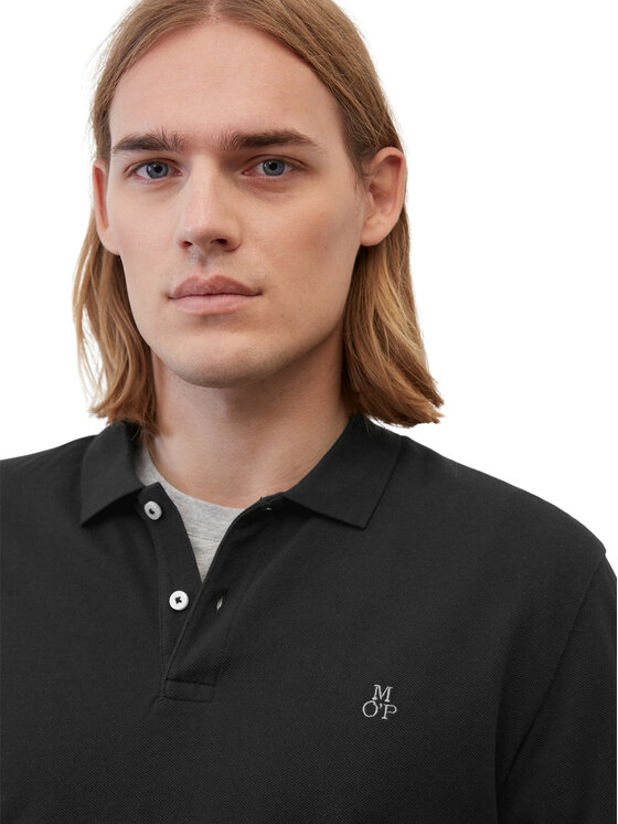 Marc O'Polo Marc O'Polo Поло B21223053092 Чорний Regular Fit