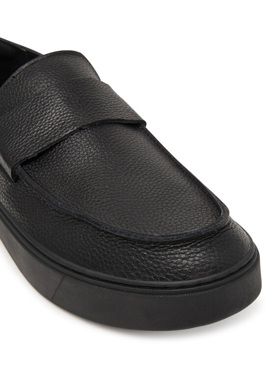 Calvin Klein Loaferice Calvin Klein Hybrid Clean Loafer Band Tum Lth HM0HM02184 Crna