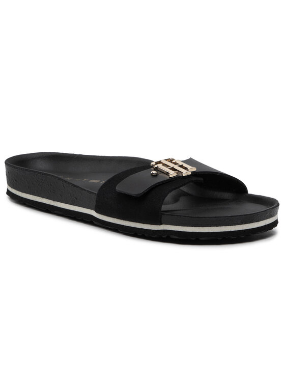Tommy Hilfiger Чехли Tommy Hilfiger Th Molded Footbed Sandal FW0FW05622 Черен