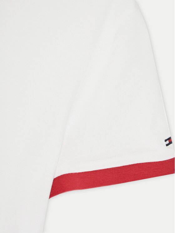 Tommy Hilfiger Tommy Hilfiger Póló KG0KG08528 D Fehér Regular Fit