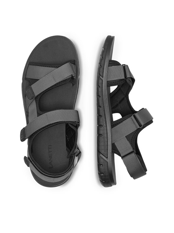 Lanetti Σανδάλια Lanetti MSS20514-08 Γκρι