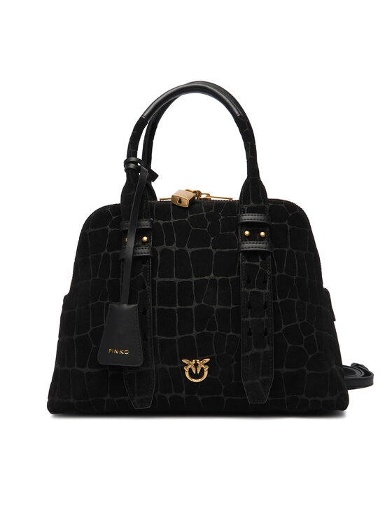 PINKO Soma PINKO Bowling Bag Medium AI 25-26 PLTT 105906 A2YW Melns