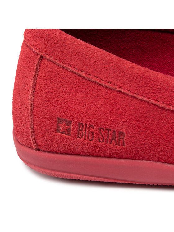 Big Star Shoes Μοκασίνια Big Star Shoes HH274668 Κόκκινο