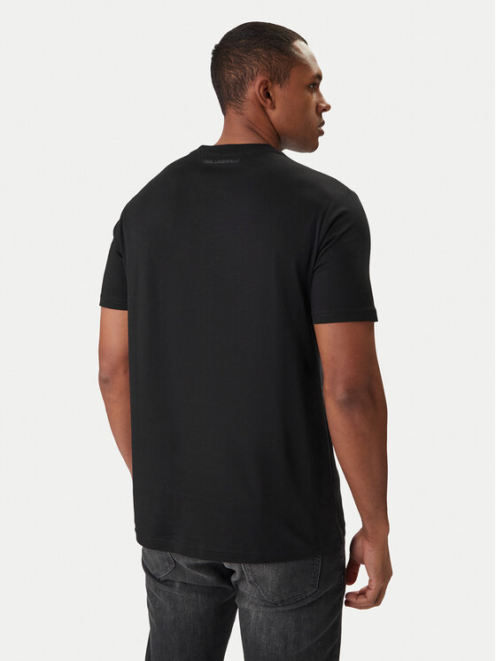 KARL LAGERFELD KARL LAGERFELD Camiseta 755070 561252 Negro Regular Fit