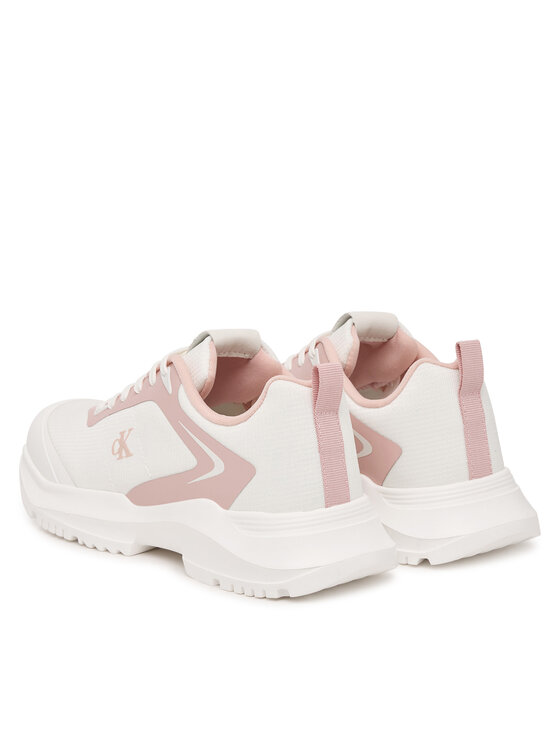 Calvin Klein Snīkeri Calvin Klein Low Cut Lace-Up V3A9-83233-1844 D Balts