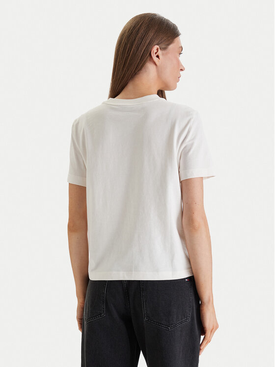 Calvin Klein Jeans Calvin Klein Jeans Camiseta Cktail Concept LV047E813G Blanco Regular Fit