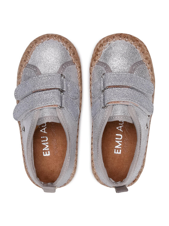 EMU Australia Espadrilky EMU Australia Millner Metallic K12506 Stříbrná