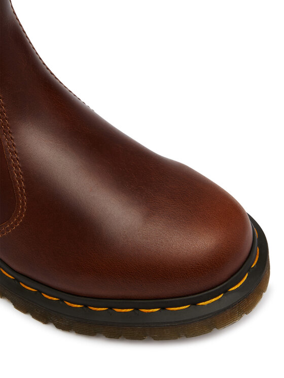 Dr. Martens Kotníková obuv s elastickým prvkem Dr. Martens 2976 Leonore Faux Fur Lined DM23898243 Hnědá