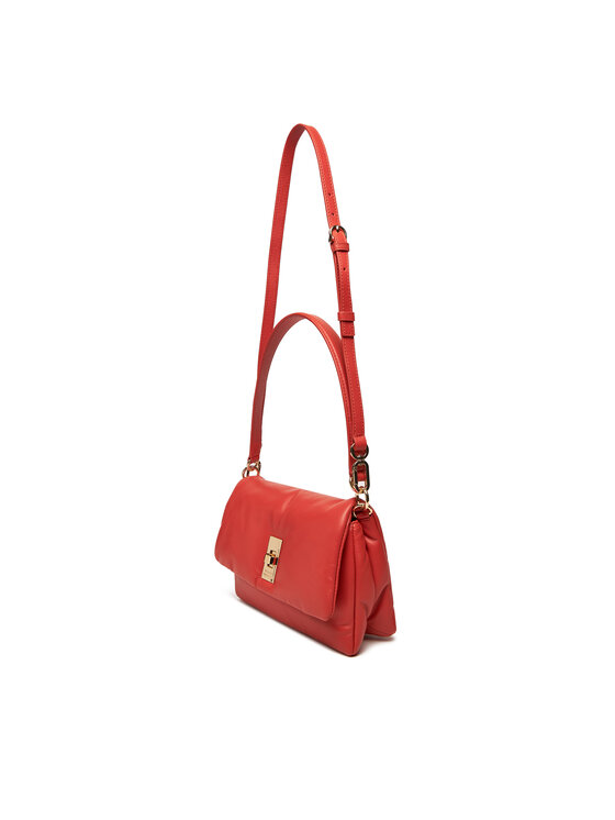 Tommy Hilfiger Ročna torba Tommy Hilfiger Soft Leather Conv Crossover AW0AW17638 Rdeča