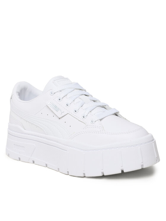 Puma Sneakersy Puma Mayze Stack Lthr Wns 38441201 Biela