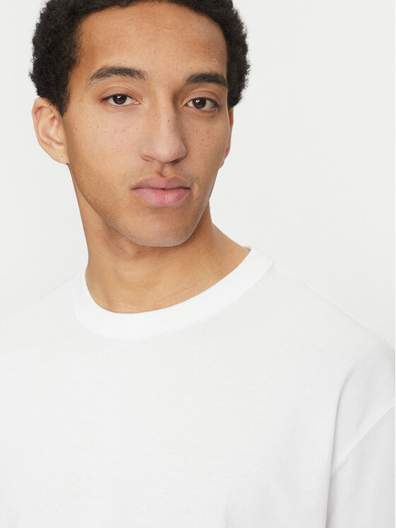 Jack & Jones Jack & Jones Majica Manchester 12275656 Bela Cropped Fit