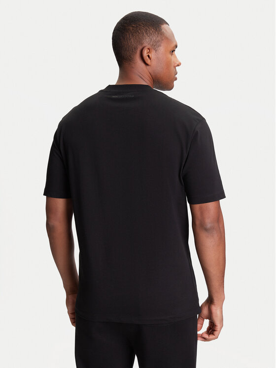 KARL LAGERFELD KARL LAGERFELD Marškinėliai 755144 553225 Juoda Regular Fit