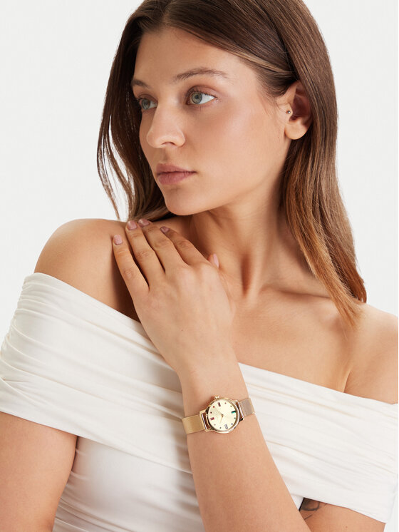 Timex Hodinky Timex Transcend TW2Y26400 Zlatá