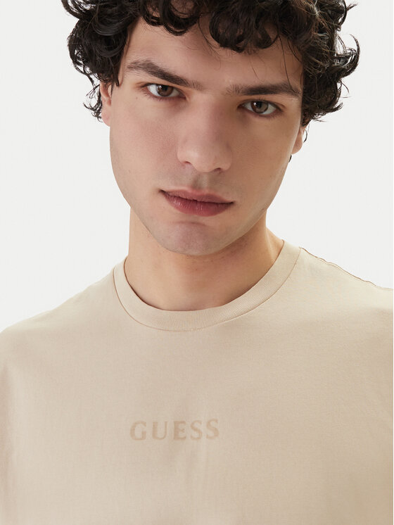 Guess Guess Camiseta M6GI27 K3249 Beis Regular Fit