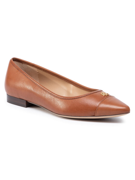 LAUREN RALPH LAUREN Μπαλαρίνες LAUREN RALPH LAUREN Helena 802755538002 Καφέ