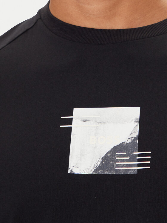 BOSS BOSS Camiseta Stripe Zone 50548093 Negro Relaxed Fit