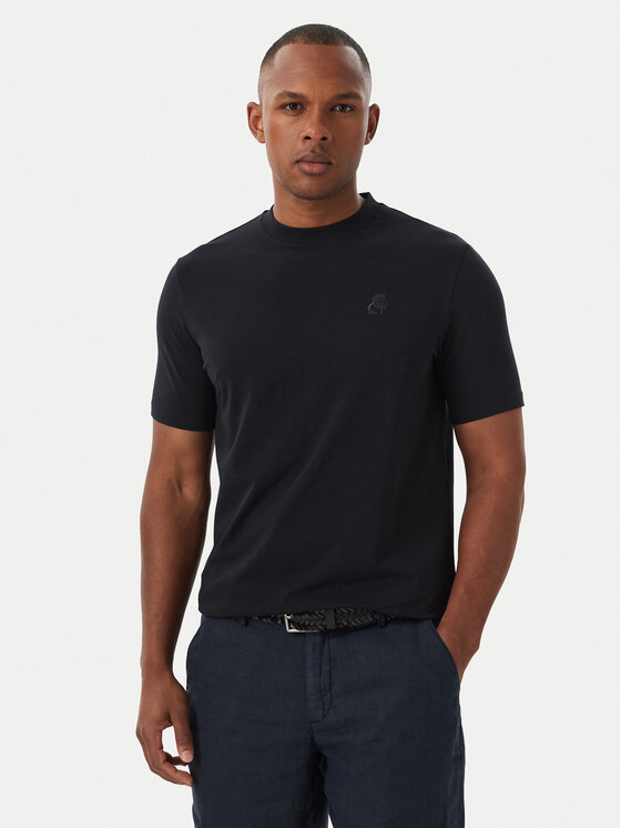 KARL LAGERFELD KARL LAGERFELD Camiseta 755750 562221 Azul marino Regular Fit