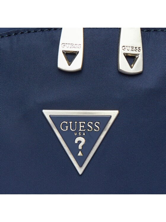 Guess Nahrbtnik Guess Certosa Nylon Eco HMECRN P4111 Mornarsko modra