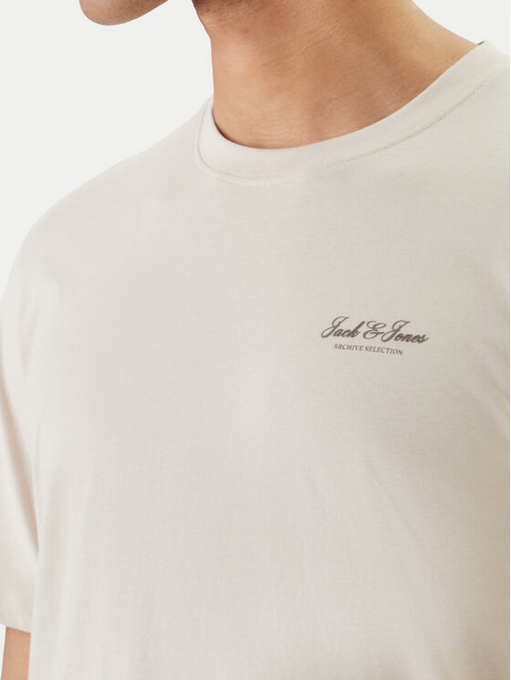 Jack & Jones Jack & Jones Camiseta Earchive 12297641 Beis Regular Fit