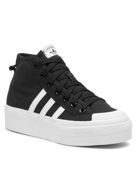 adidas Zapatillas adidas Nizza Platform Mid W FY2783 Negro
