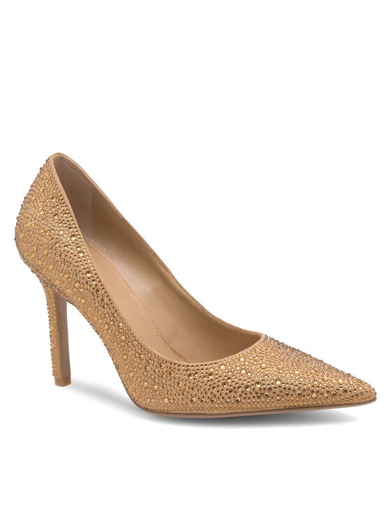 Badura Čevlji z visoko peto Badura EMMA-V1360-08 Zlata