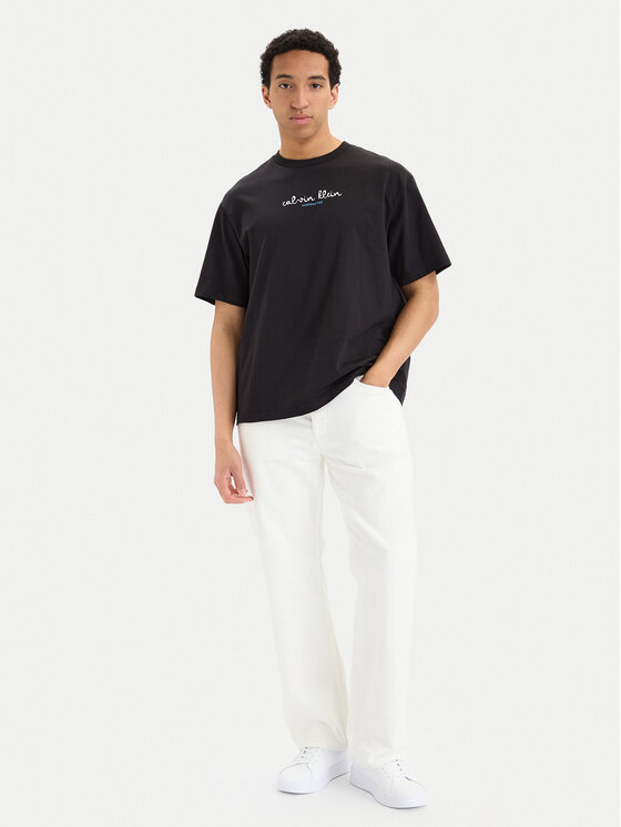 Calvin Klein Jeans Calvin Klein Jeans Camiseta SS 16s CK TRVL LV04RG816G Negro Regular Fit
