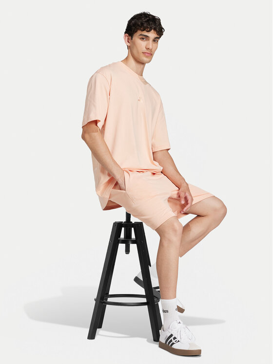 adidas adidas Футболка Zwide Graphic JD5828 Кораловий Loose Fit