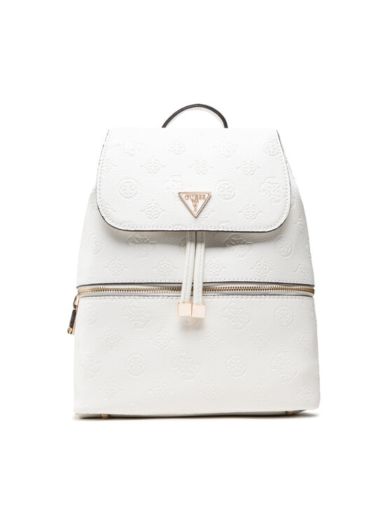 Guess Plecak Guess Helaina Flap Backpack HWPG84 03320 Biały
