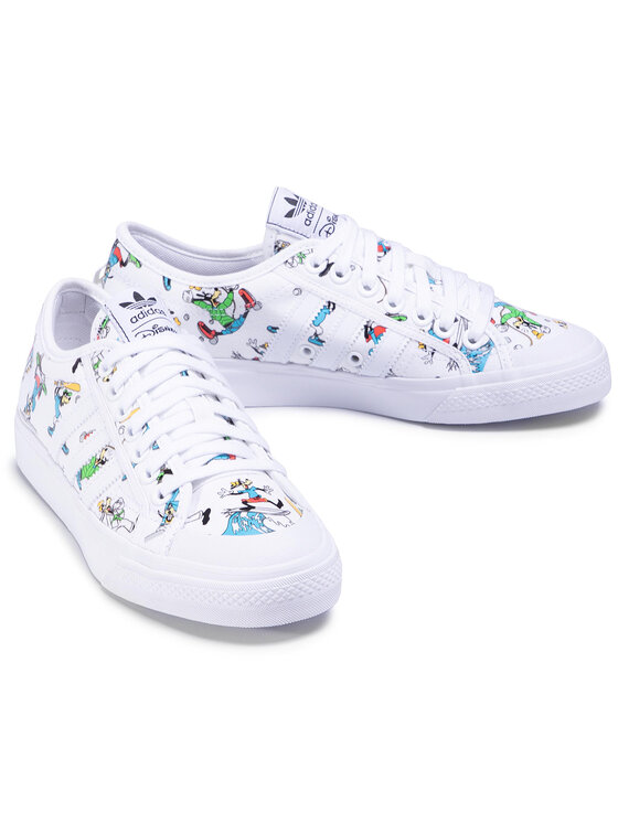 adidas Сникърси adidas Nizza X Disney Sport Goofy FW0645 Бял