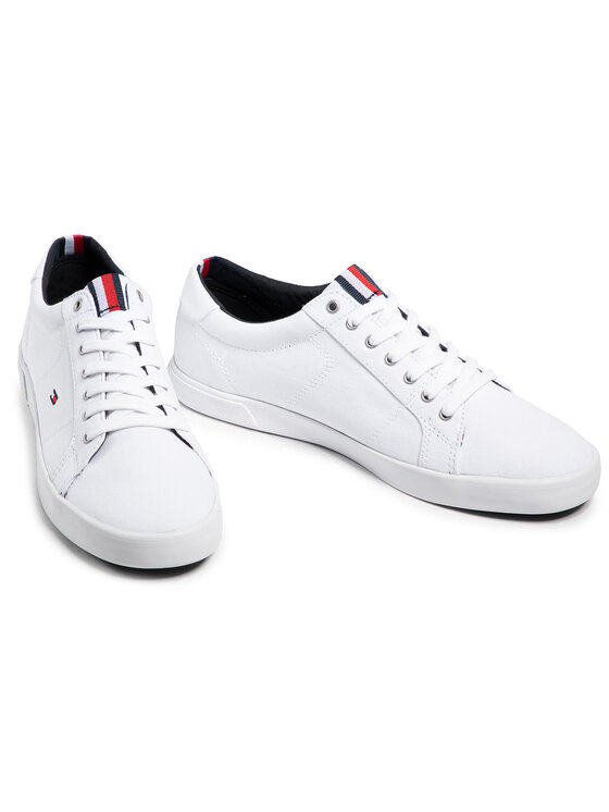 Tommy Hilfiger Сникърси Tommy Hilfiger Iconic Long Lace Sneaker FM0FM01536 Бял