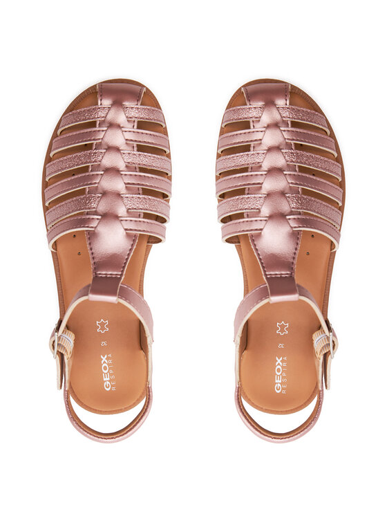 Geox Sandali Geox J Sandal Karly Girl J4535A 0NFQD C8013 S Rosa
