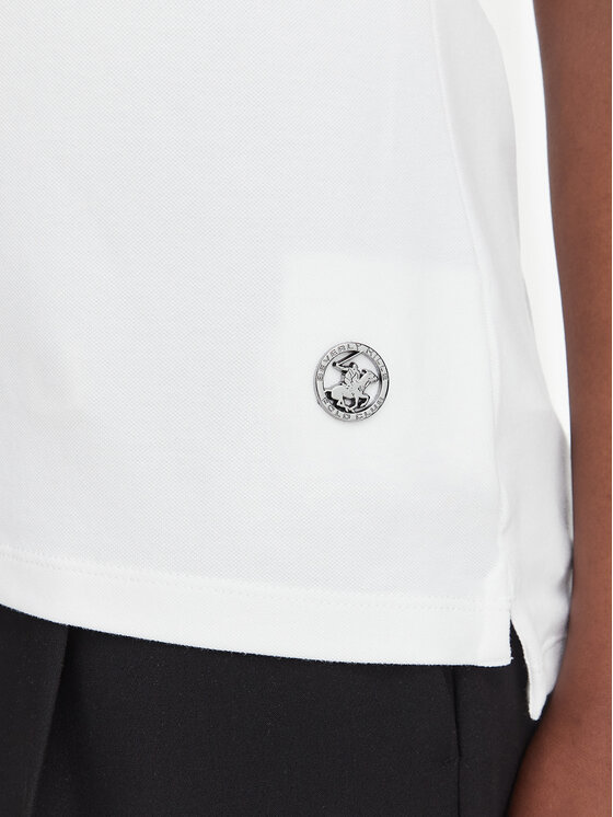 Beverly Hills Polo Club Beverly Hills Polo Club Polo L2604-HR Blanco Regular Fit