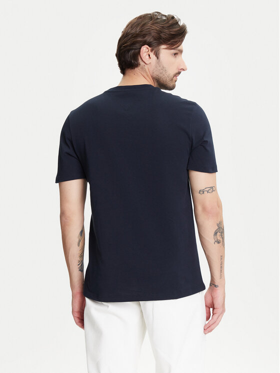 Tommy Hilfiger Tommy Hilfiger Majica American Monotype MW0MW39843 Mornarsko modra Regular Fit